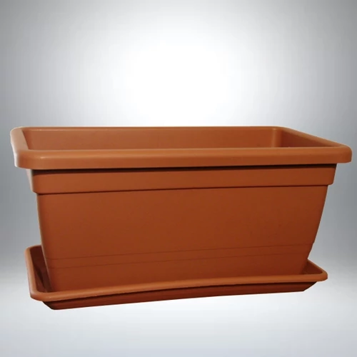 Olasz széles balkonláda alátéttel 60 cm