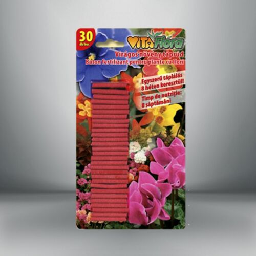 VITAFLORA táprúd virágos növényekhez, 30 db