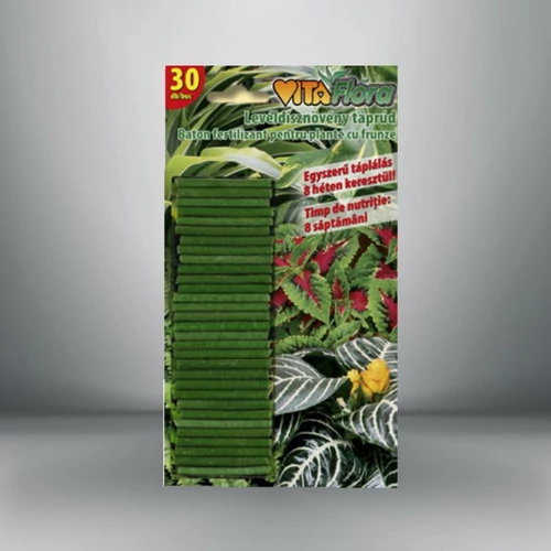 VITAFLORA táprúd levéldísznövényekhez, 30 db